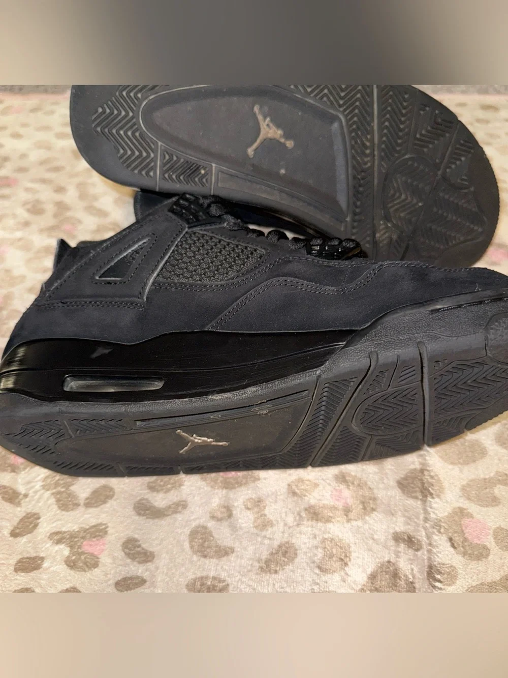 Air Jordan 4 Retro Black Cat 2020 Men’s Size 9.5 CU1110-010 Preowned